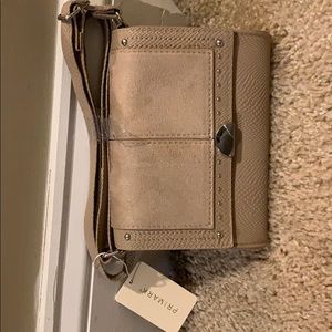 Beige crossbody